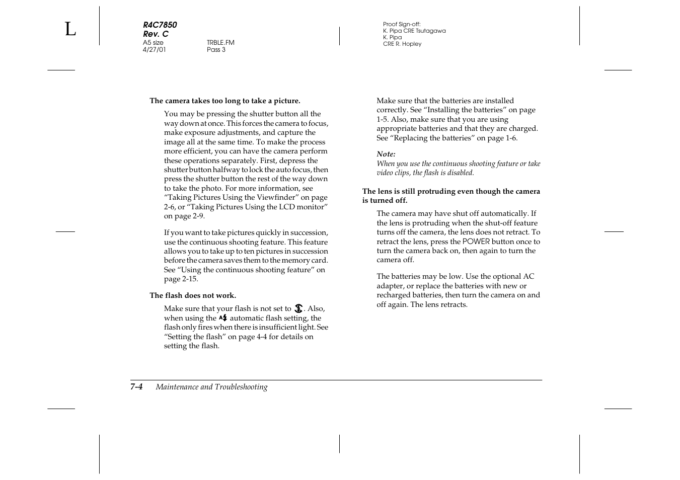 Epson PhotoPC 3100Z User Manual | Page 112 / 143