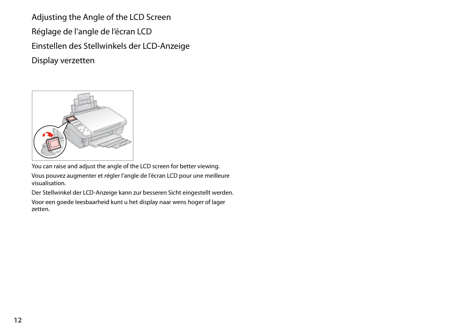 Epson TX410 User Manual | Page 12 / 68