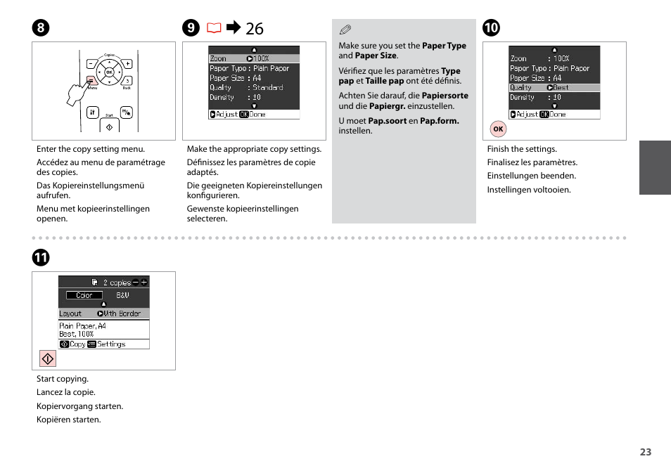 Hj k, Ir & 26 | Epson TX410 User Manual | Page 23 / 68