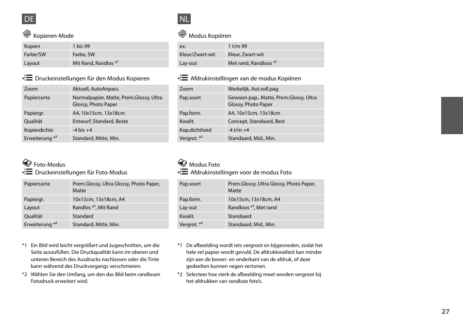 Epson TX410 User Manual | Page 27 / 68