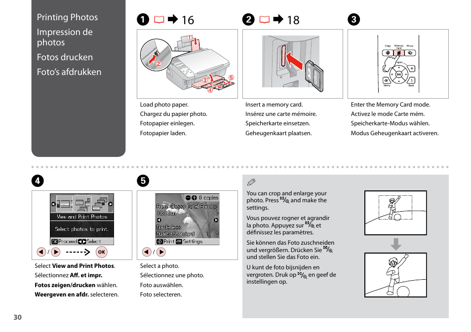Ar & 16 b r & 18 c | Epson TX410 User Manual | Page 30 / 68