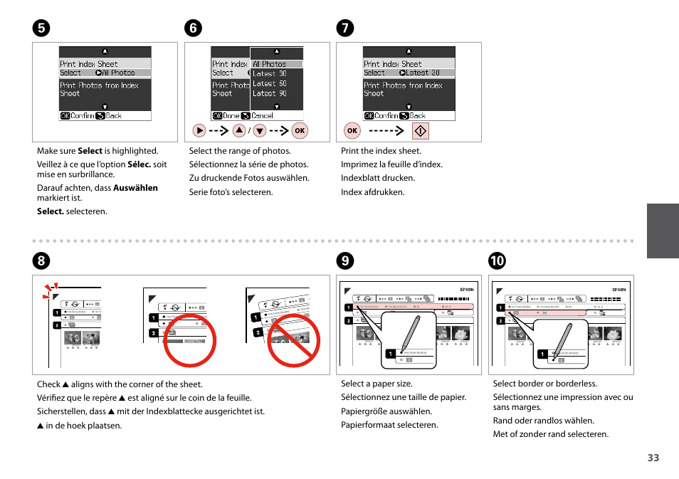 Epson TX410 User Manual | Page 33 / 68