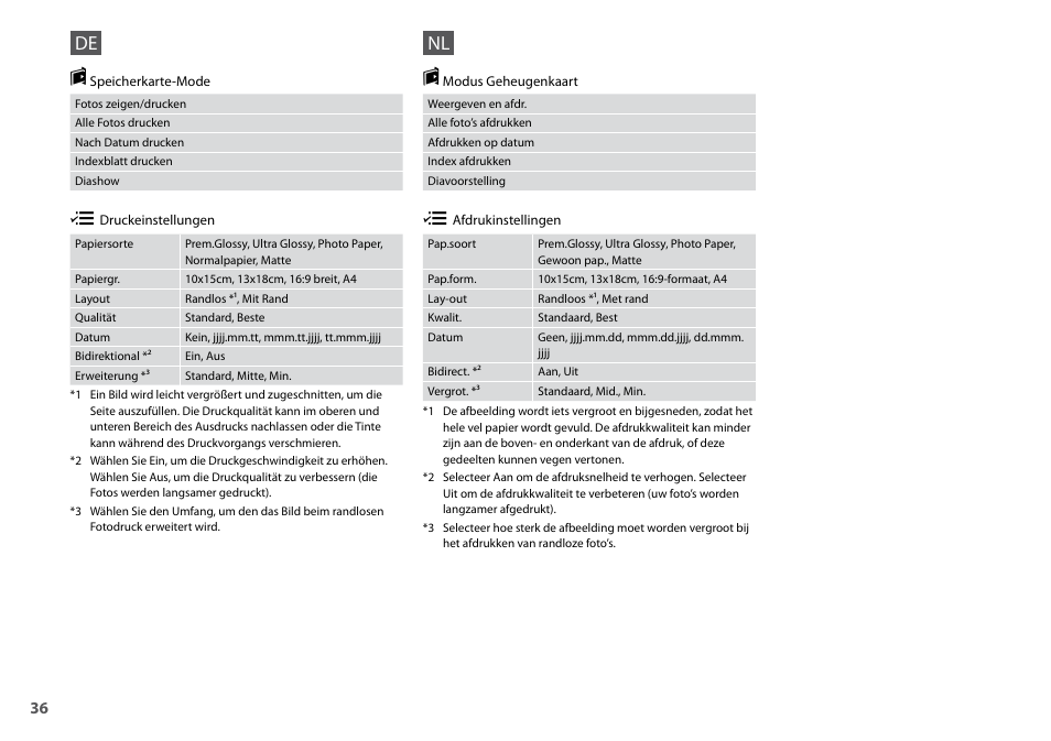 Epson TX410 User Manual | Page 36 / 68