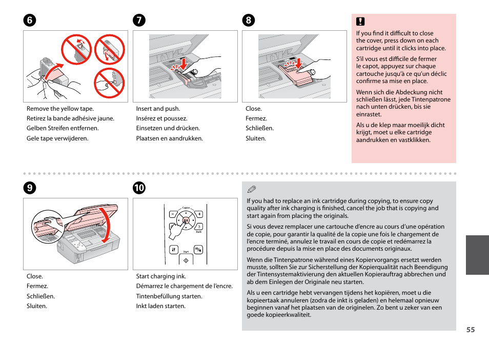 Fg h | Epson TX410 User Manual | Page 55 / 68