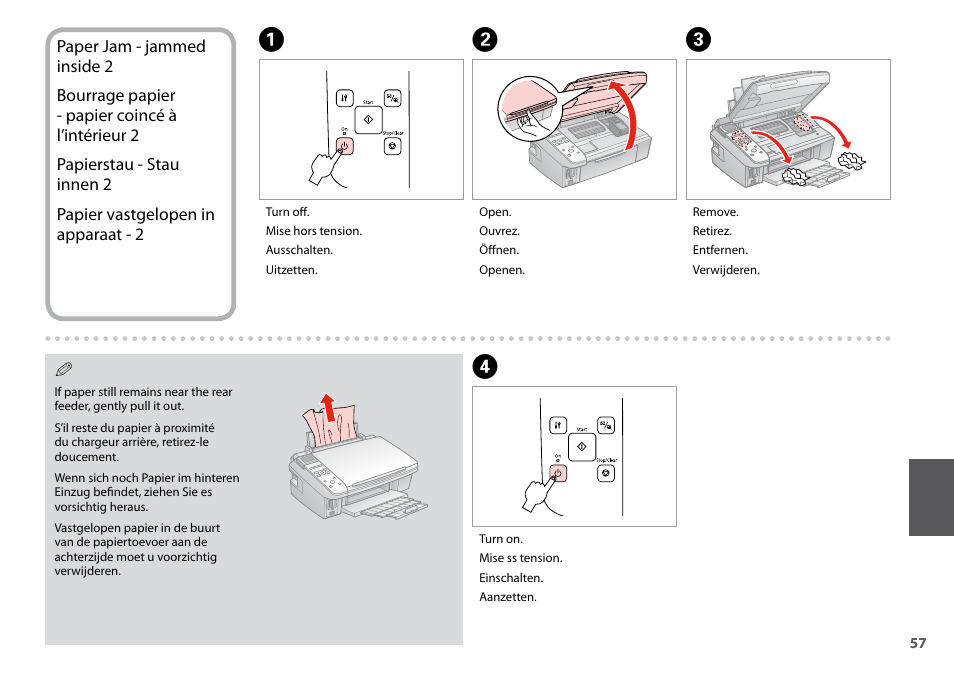 Epson TX410 User Manual | Page 57 / 68