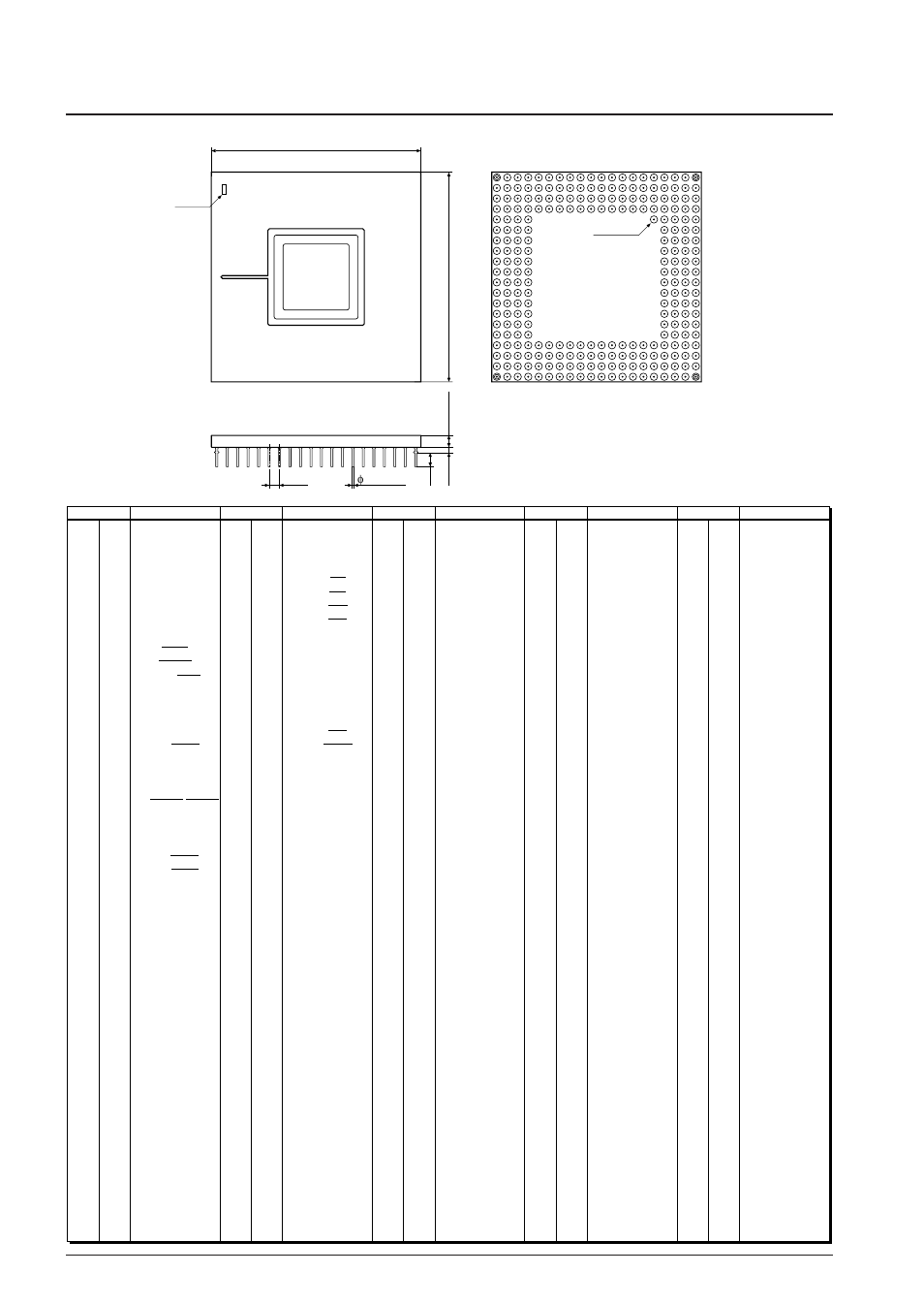 2 ceramic package for test samples, Pga-256pin (unit: mm) | Epson S1C88650 User Manual | Page 168 / 182