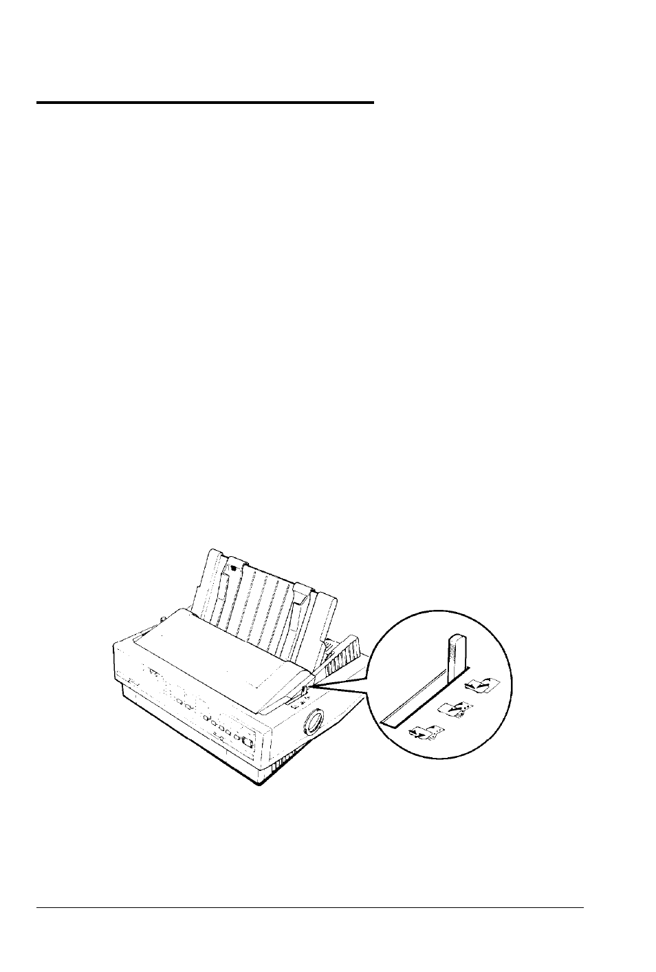 Selecting a paper feeding method, Setting the paper-release lever | Epson 5000/5500 User Manual | Page 29 / 154