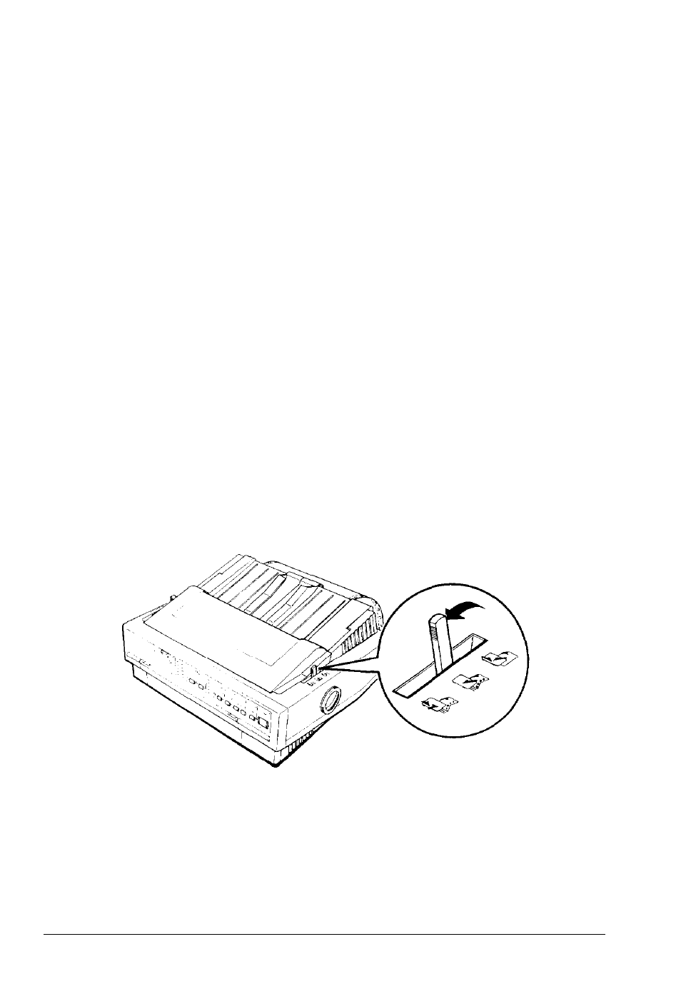 Switching to continuous paper, Switching to continuous paper -22 | Epson 5000/5500 User Manual | Page 49 / 154