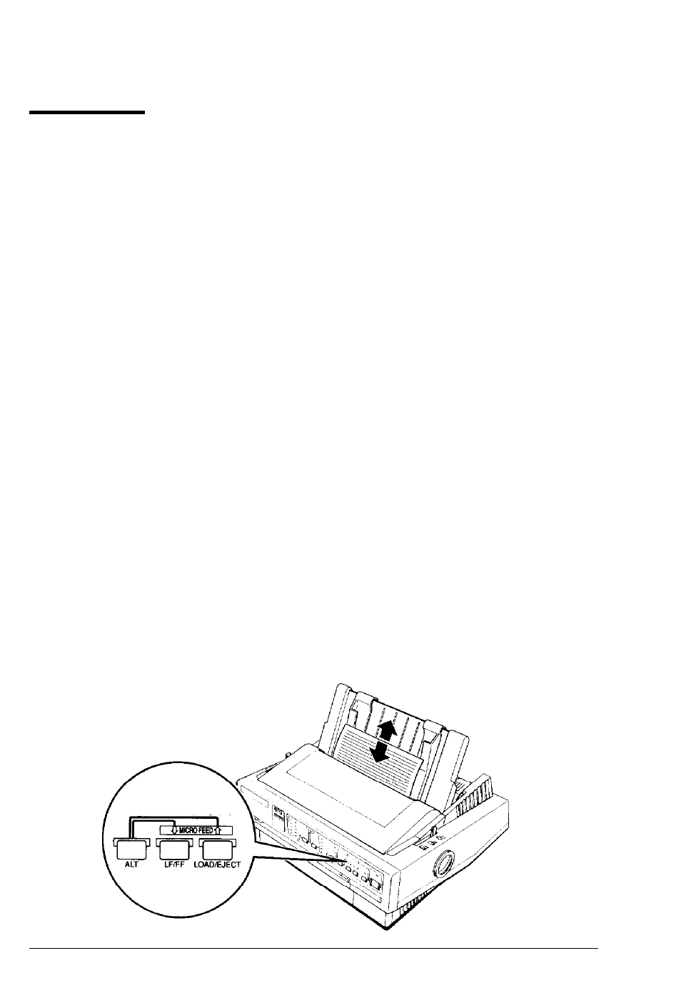 Micro feed, Using micro feed | Epson 5000/5500 User Manual | Page 66 / 154