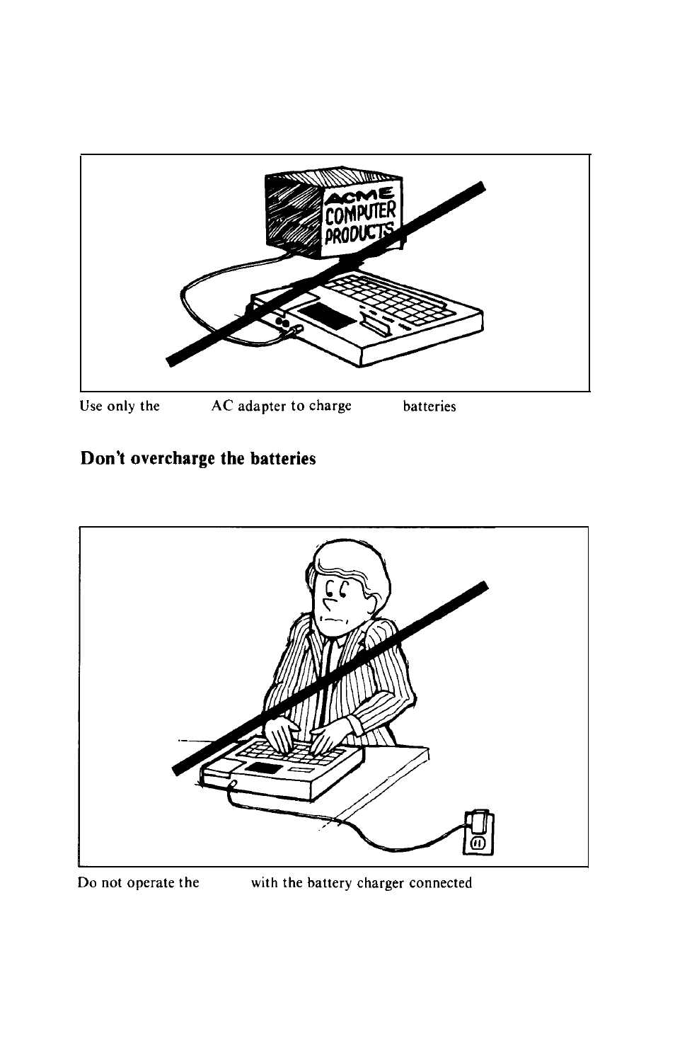 Batteries | Epson HX-20 User Manual | Page 13 / 75