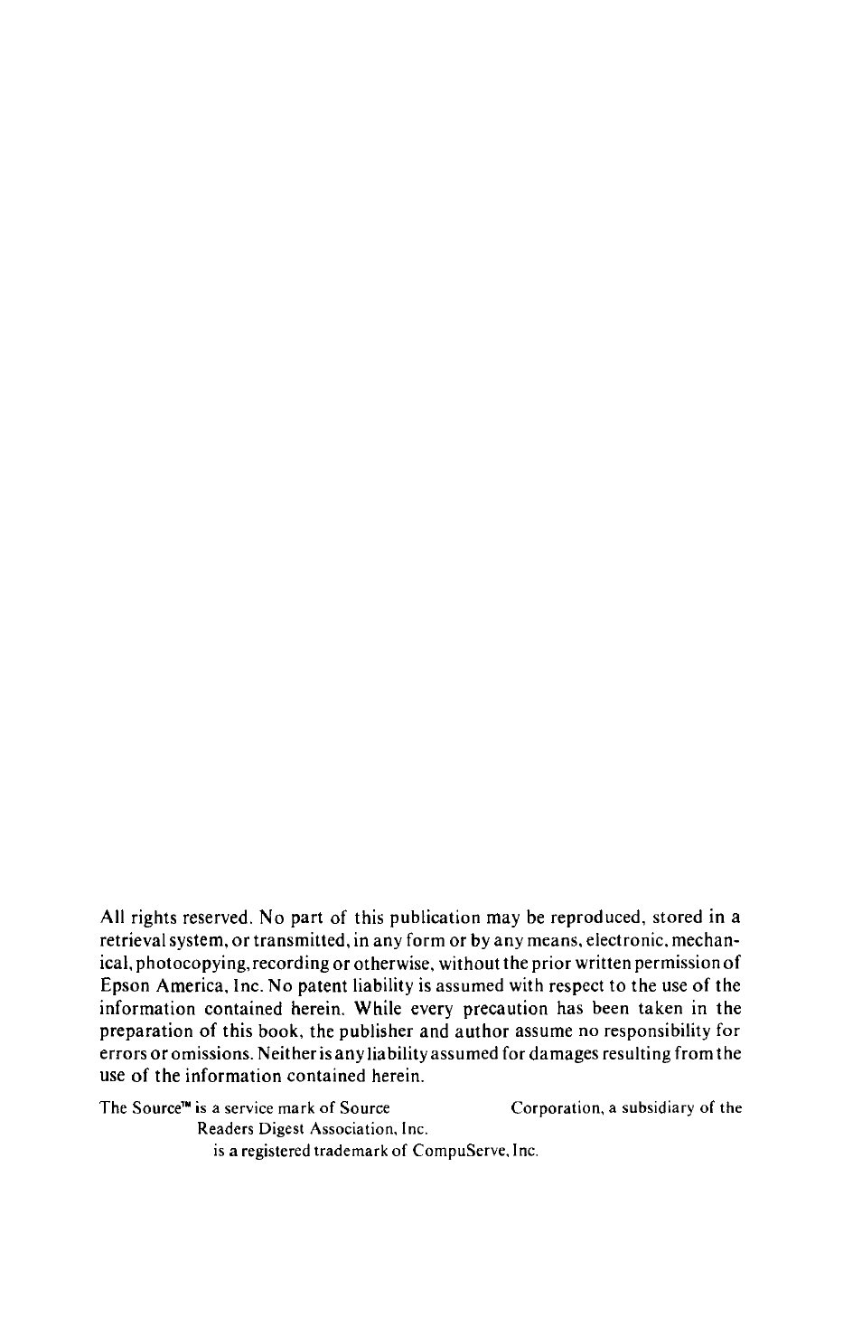 Epson HX-20 User Manual | Page 2 / 75