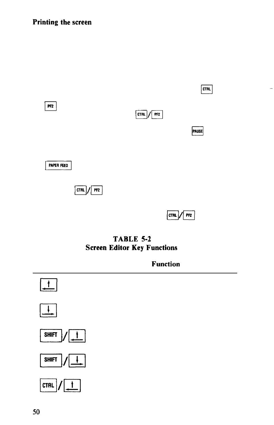 Printing the screen | Epson HX-20 User Manual | Page 54 / 75