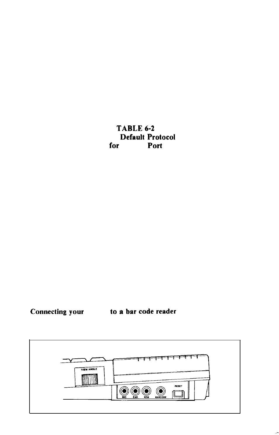 To a bar code reader | Epson HX-20 User Manual | Page 62 / 75
