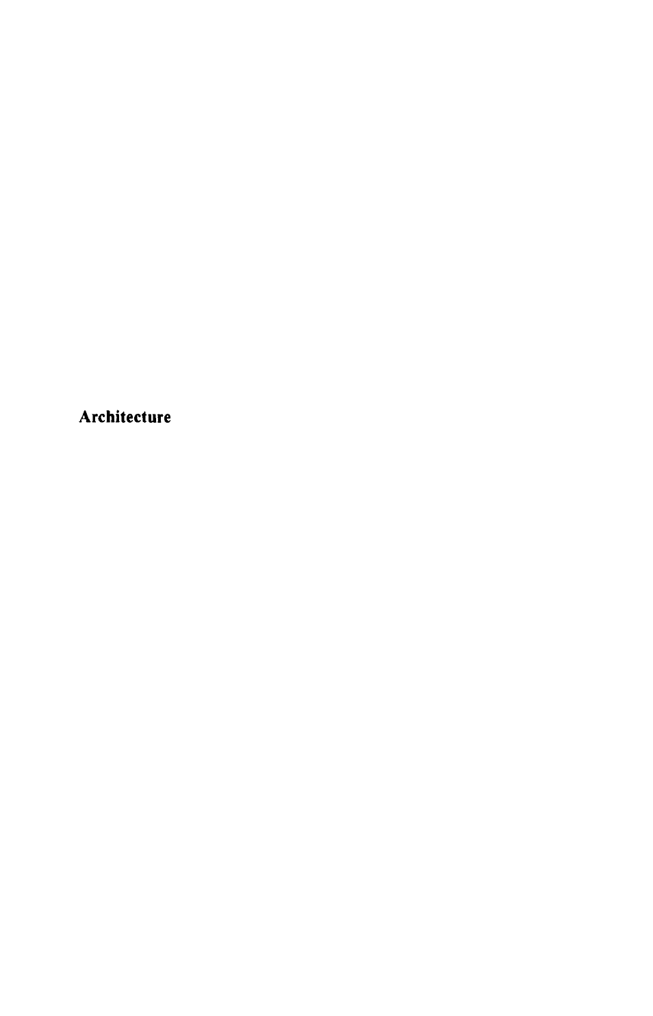 Chap 9-specifications, Architecture, Specifications | Chapter 9 | Epson HX-20 User Manual | Page 69 / 75