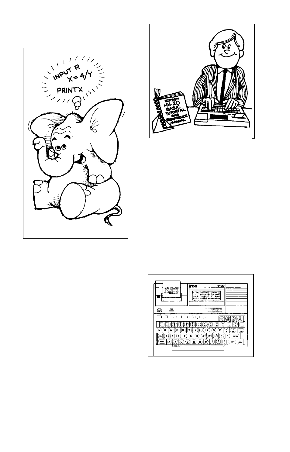 Epson HX-20 User Manual | Page 7 / 75