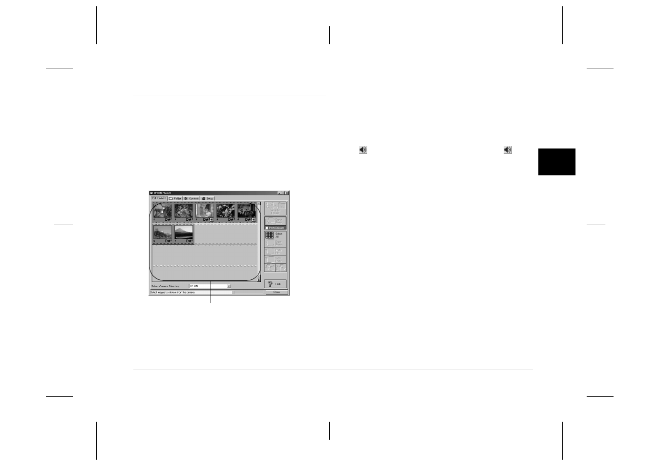 Using the camera menu, Transfering photos to your computer | Epson S01-00 User Manual | Page 24 / 61