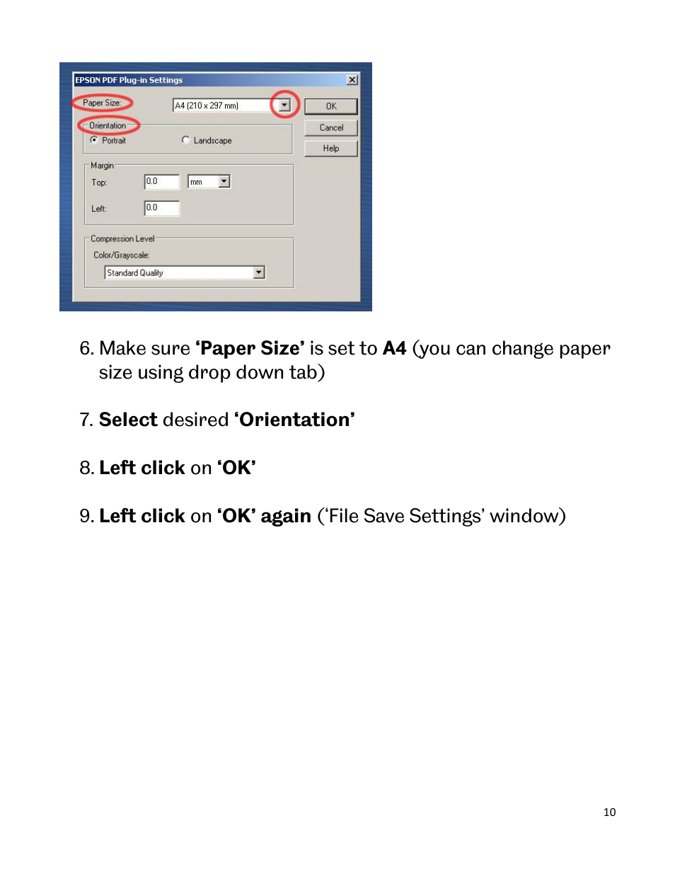 Epson A4 User Manual | Page 10 / 21