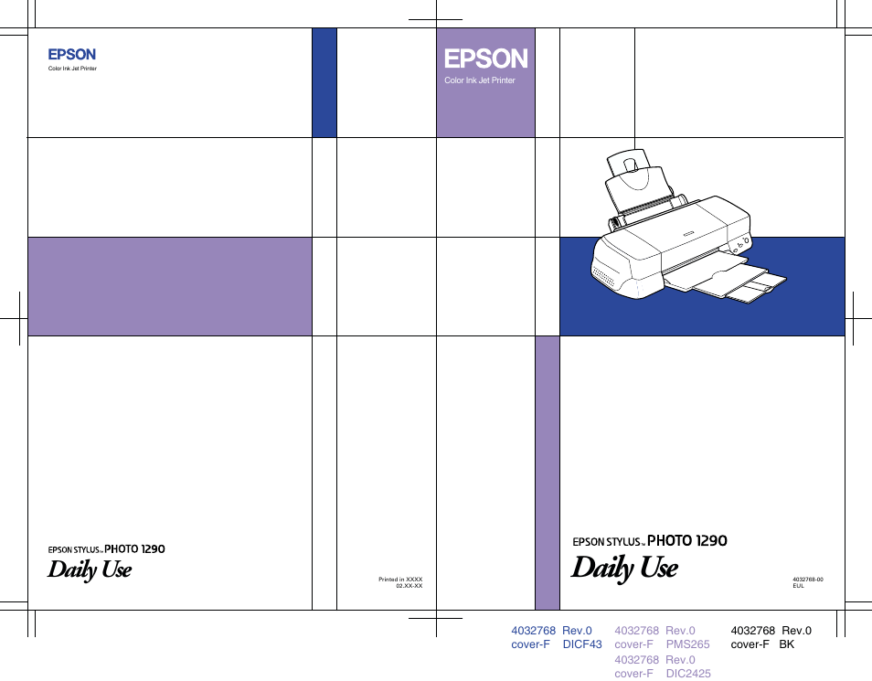 Epson 1290 User Manual | 76 pages