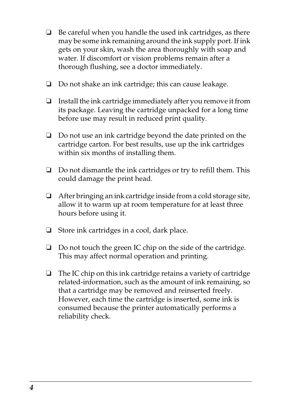 Epson 1290 User Manual | Page 10 / 76