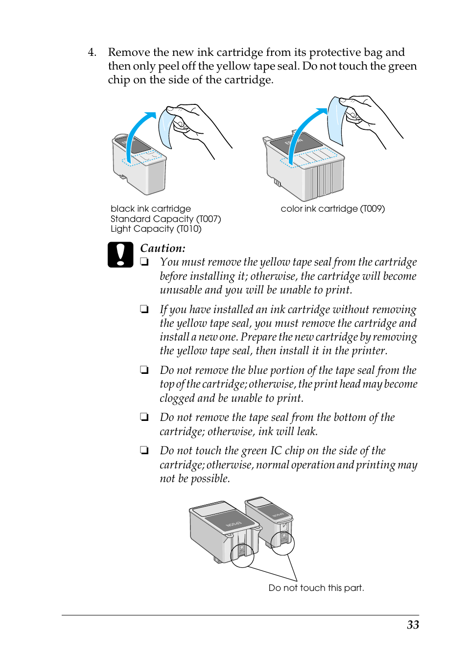 Epson 1290 User Manual | Page 39 / 76