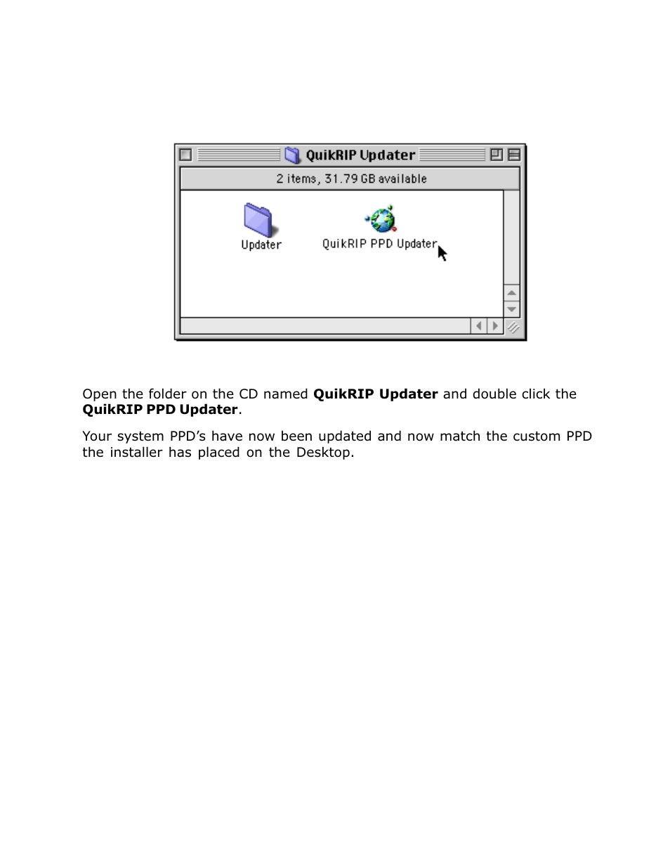 Running the ppd updater - macintosh | Epson 1520 User Manual | Page 22 / 40