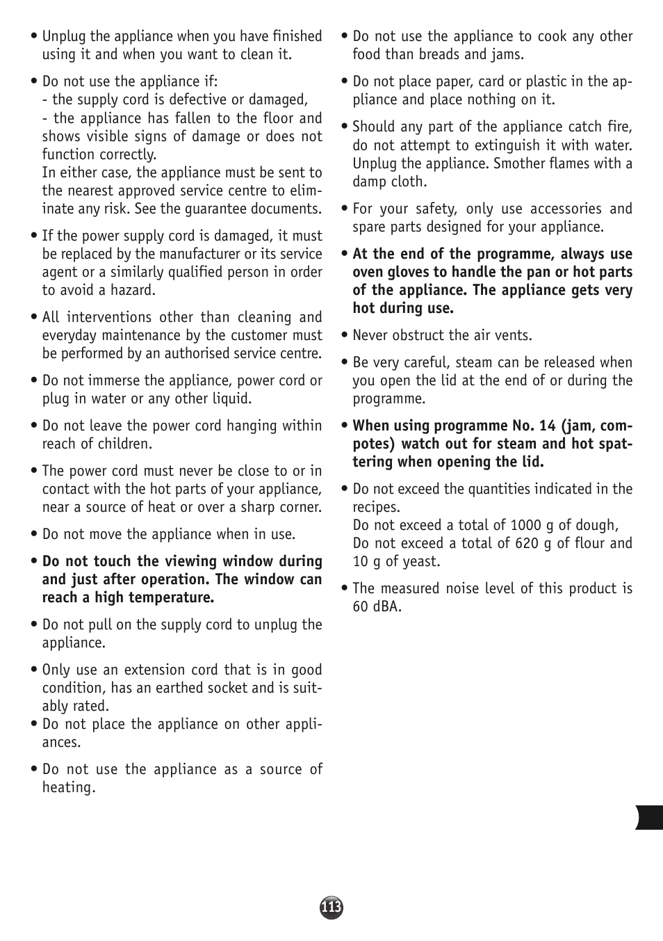 Moulinex OW310E32 User Manual | Page 113 / 128