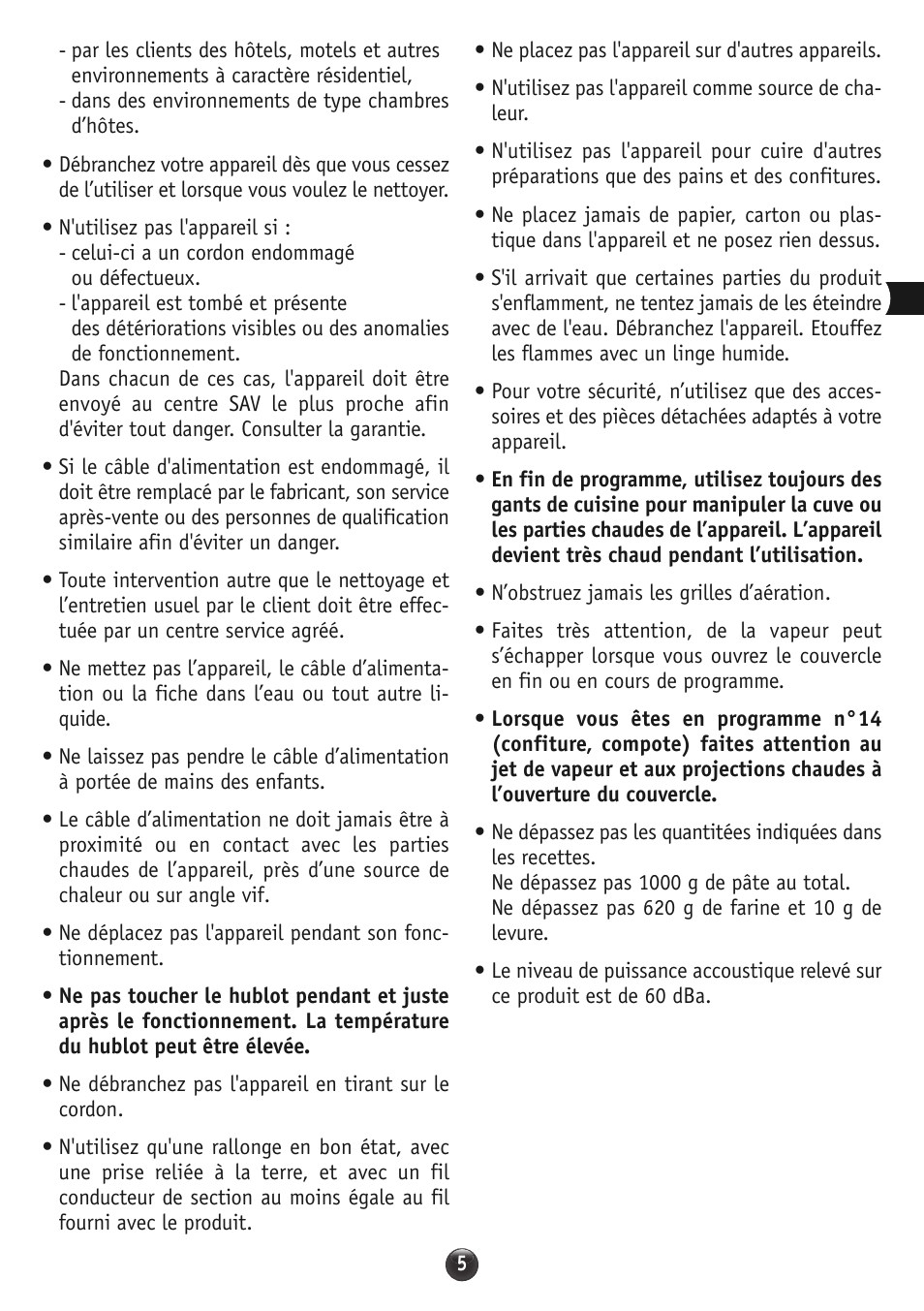 Moulinex OW310E32 User Manual | Page 5 / 128