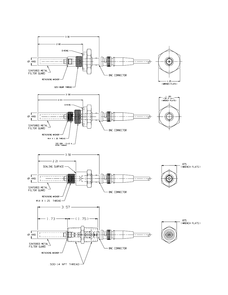 Appendix d: optional sensor fittings | Epson XDT User Manual | Page 48 / 70