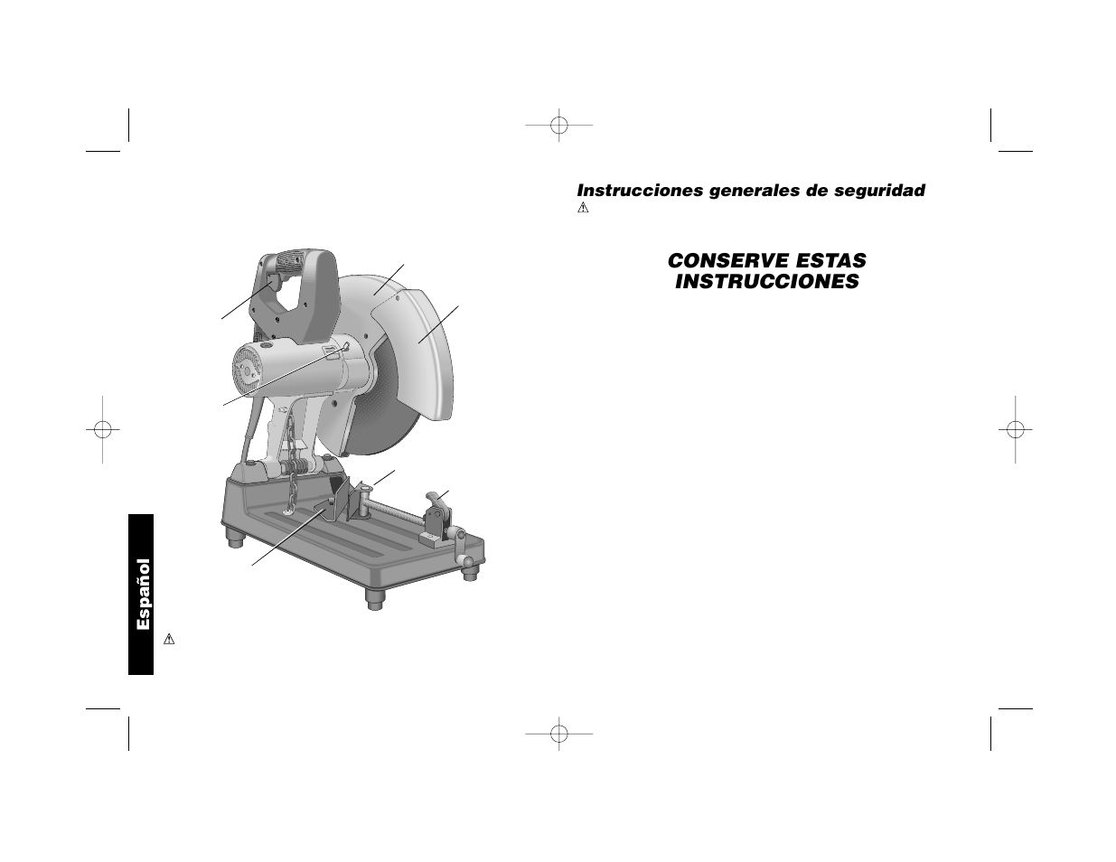 Conserve estas instrucciones, Instrucciones generales de seguridad, Español stopper pin | Epson DW870 User Manual | Page 20 / 28