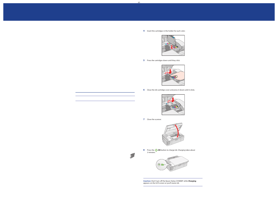 Epson Stylus CX5800F User Manual | Page 3 / 8