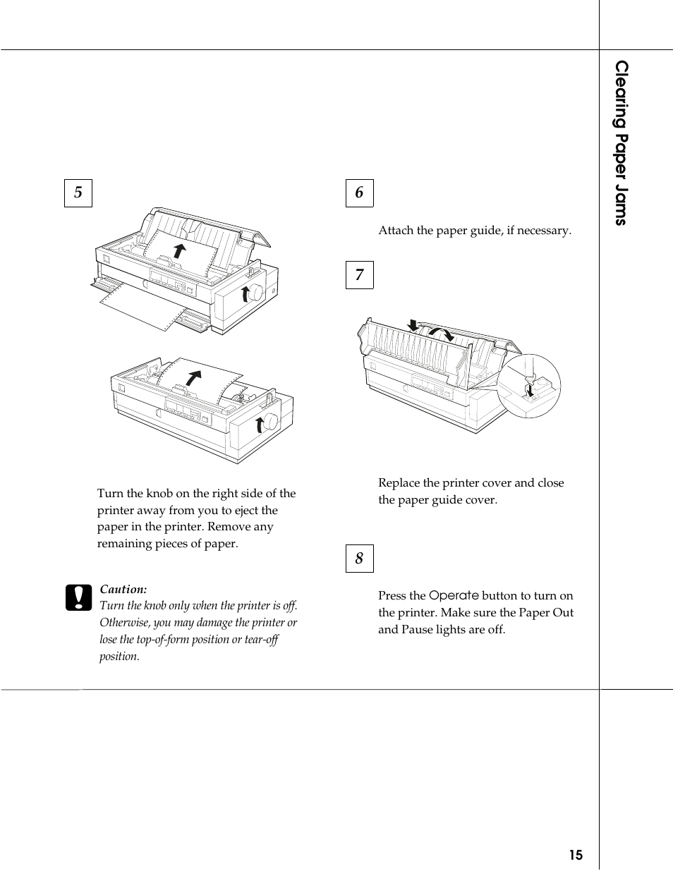 Epson 9-Pin Dot Matrix Printer FX-2180 User Manual | Page 15 / 16