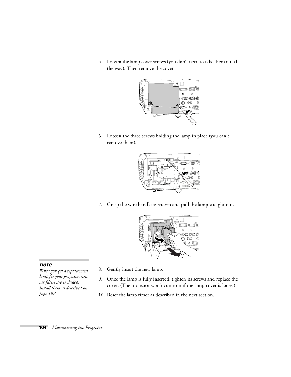 Epson 9300i User Manual | Page 104 / 140