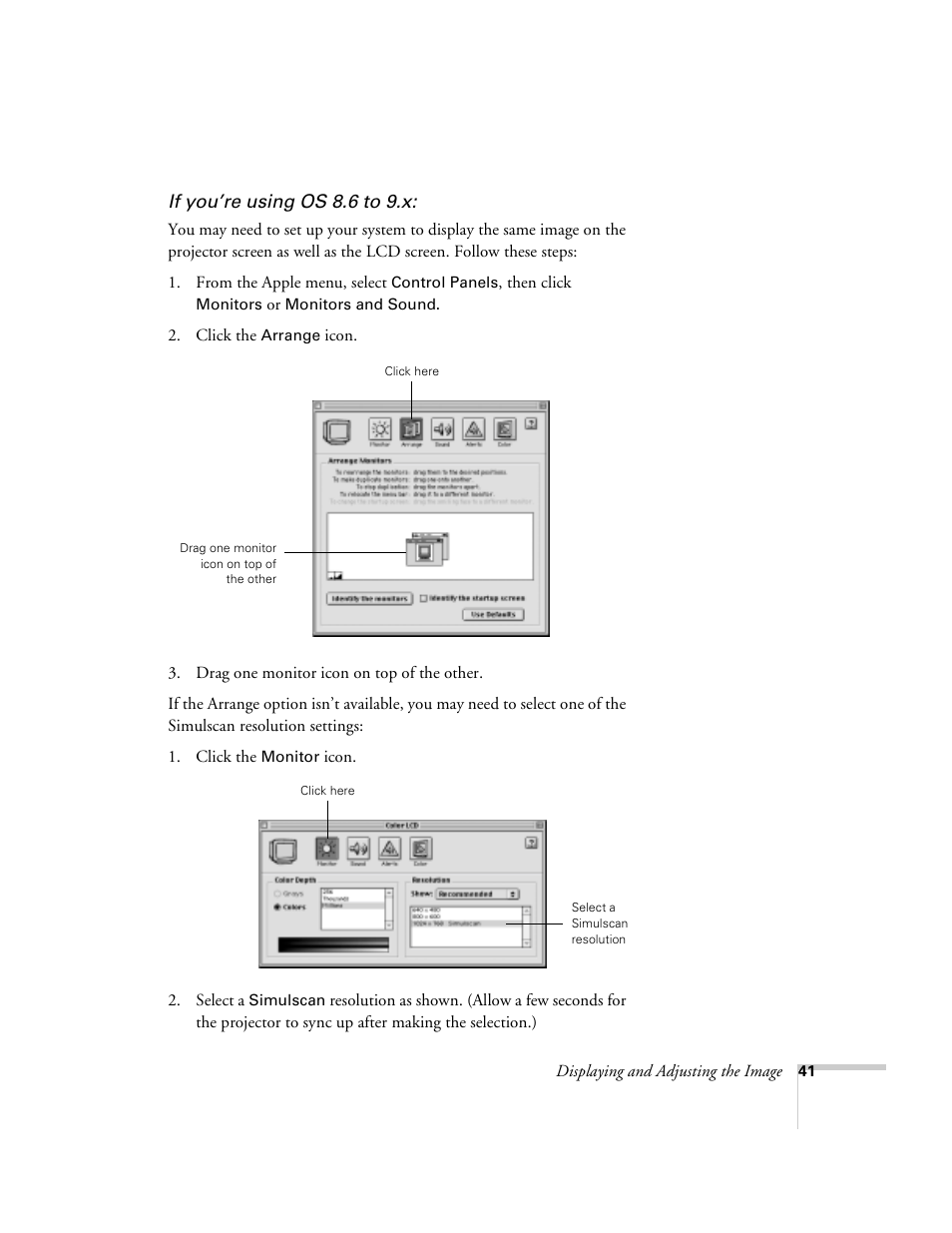 Epson 9300i User Manual | Page 41 / 140