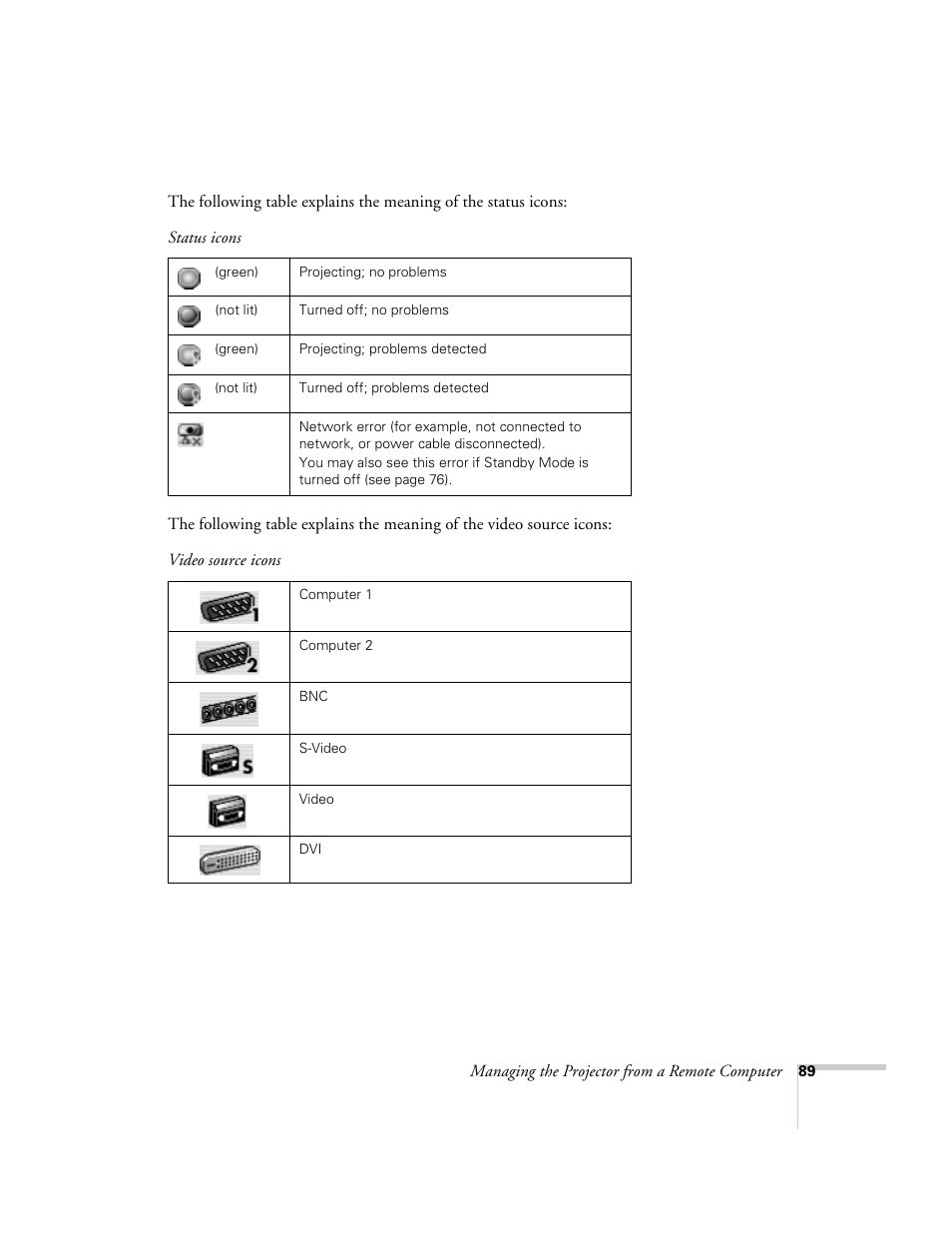 Epson 9300i User Manual | Page 89 / 140