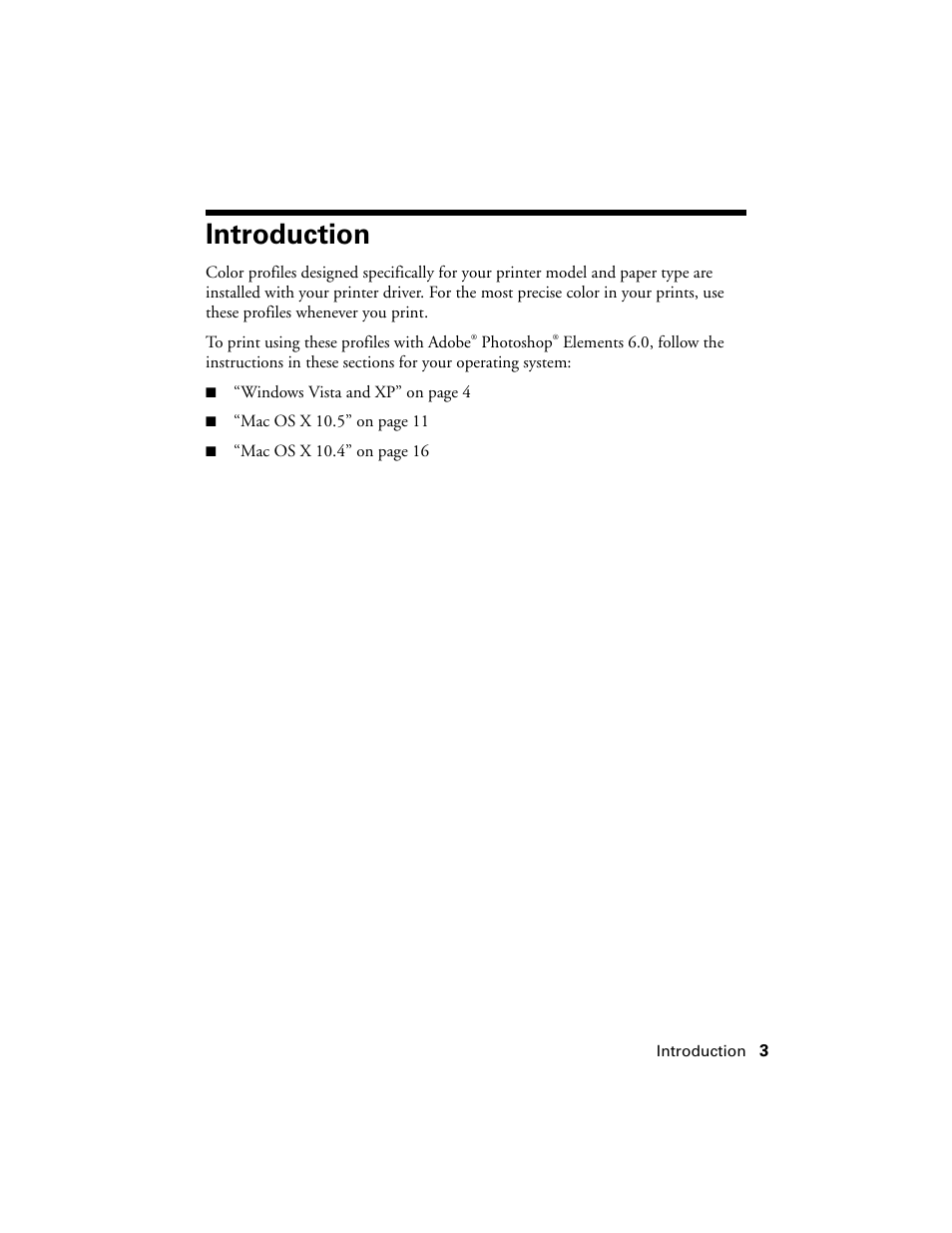 Introduction | Epson Stylus Photo 1400 User Manual | Page 3 / 21