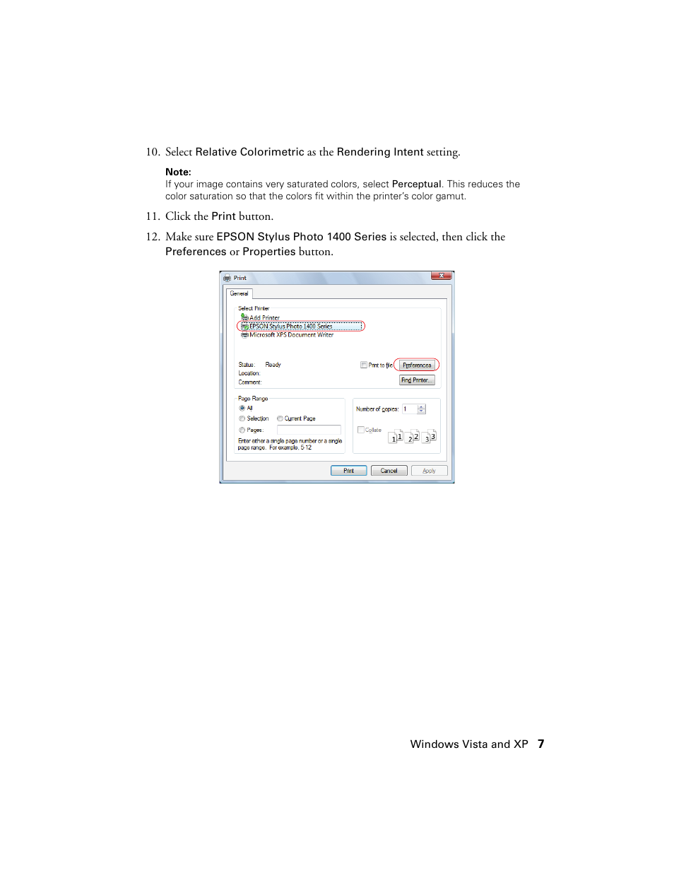 Epson Stylus Photo 1400 User Manual | Page 7 / 21
