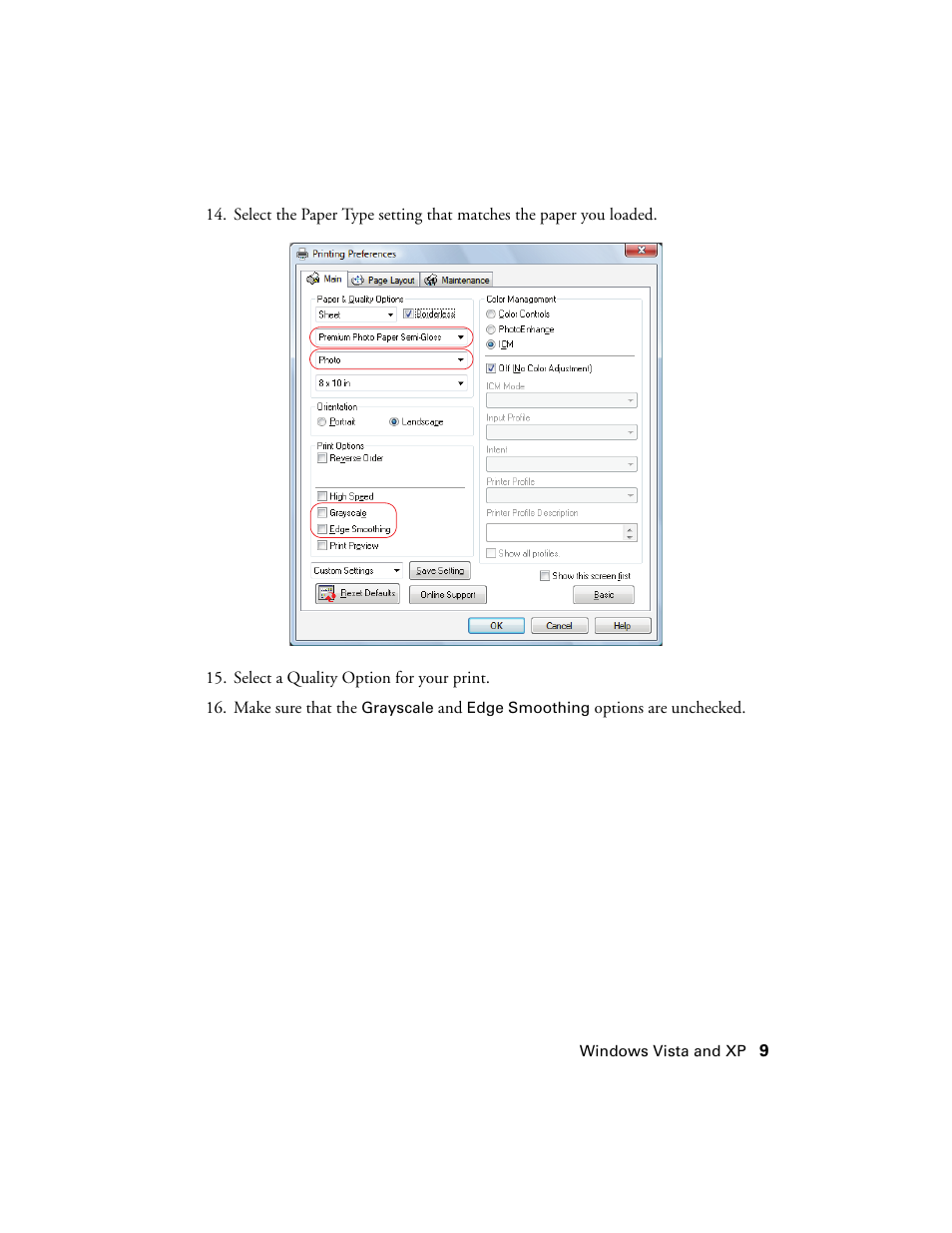 Epson Stylus Photo 1400 User Manual | Page 9 / 21