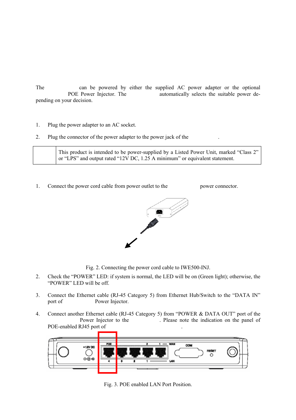 First-time installation and configuration, Selecting a power supply method | Epson IWE3200-H User Manual | Page 13 / 80