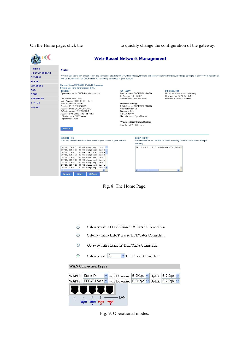 Setup wizard step 1: selecting an operational mode | Epson IWE3200-H User Manual | Page 17 / 80