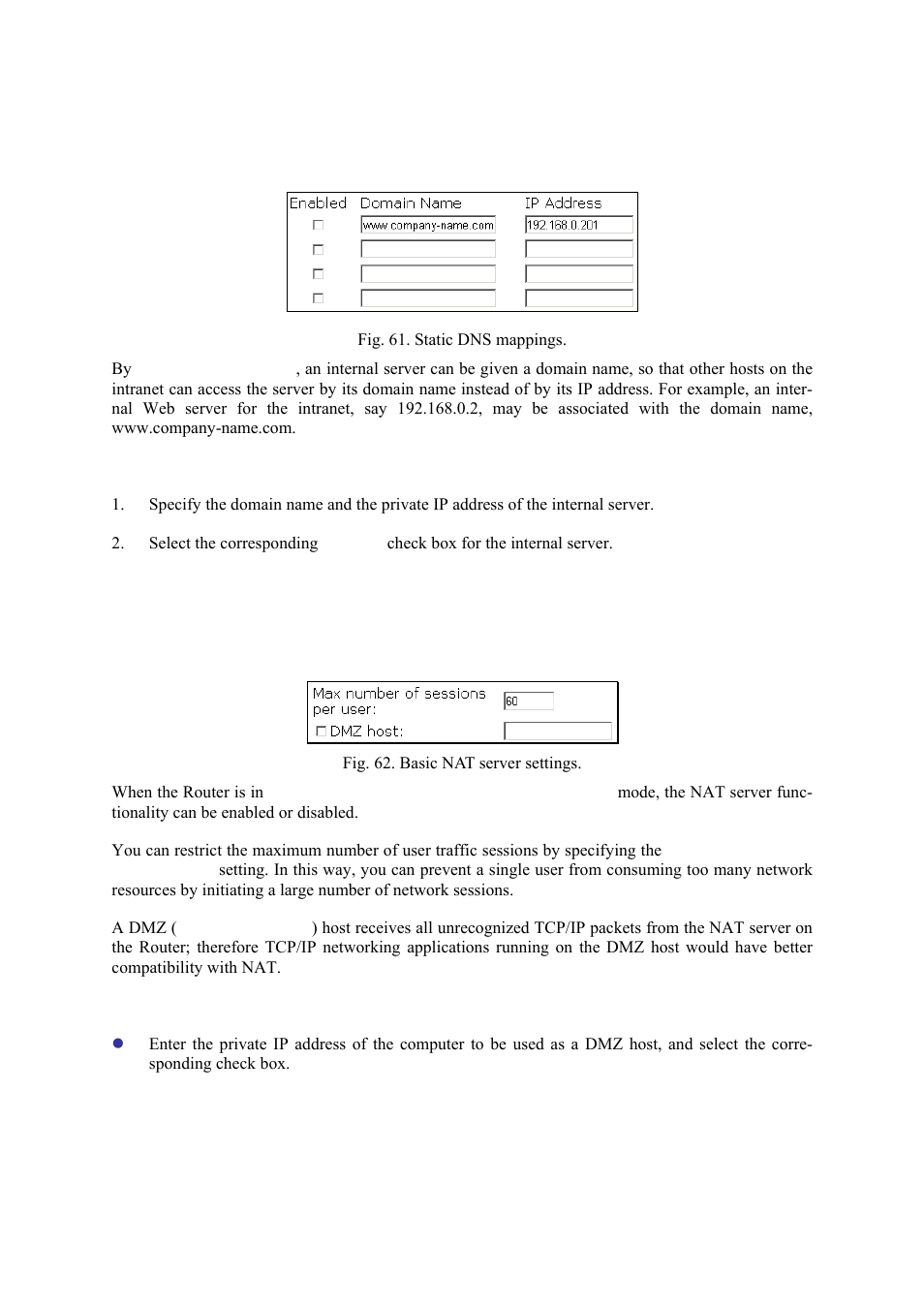 Static dns mappings, Basic | Epson IWE3200-H User Manual | Page 45 / 80