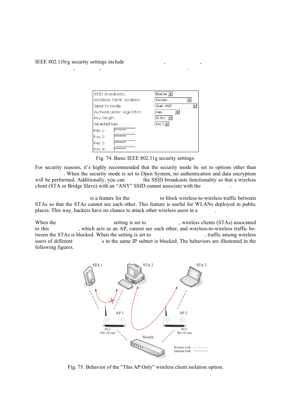 Security, Basic | Epson IWE3200-H User Manual | Page 52 / 80