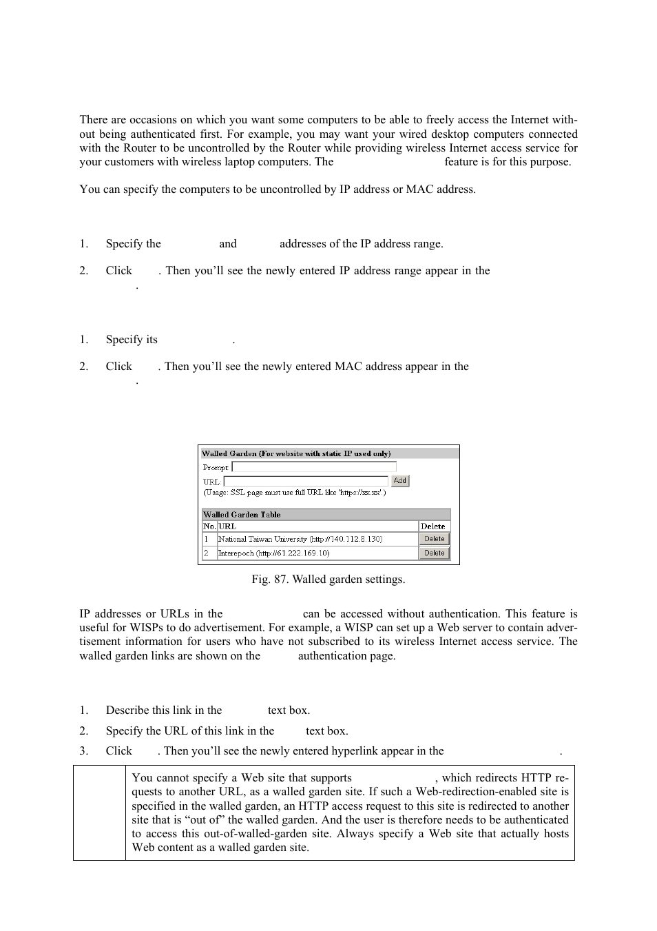 Walled garden | Epson IWE3200-H User Manual | Page 59 / 80