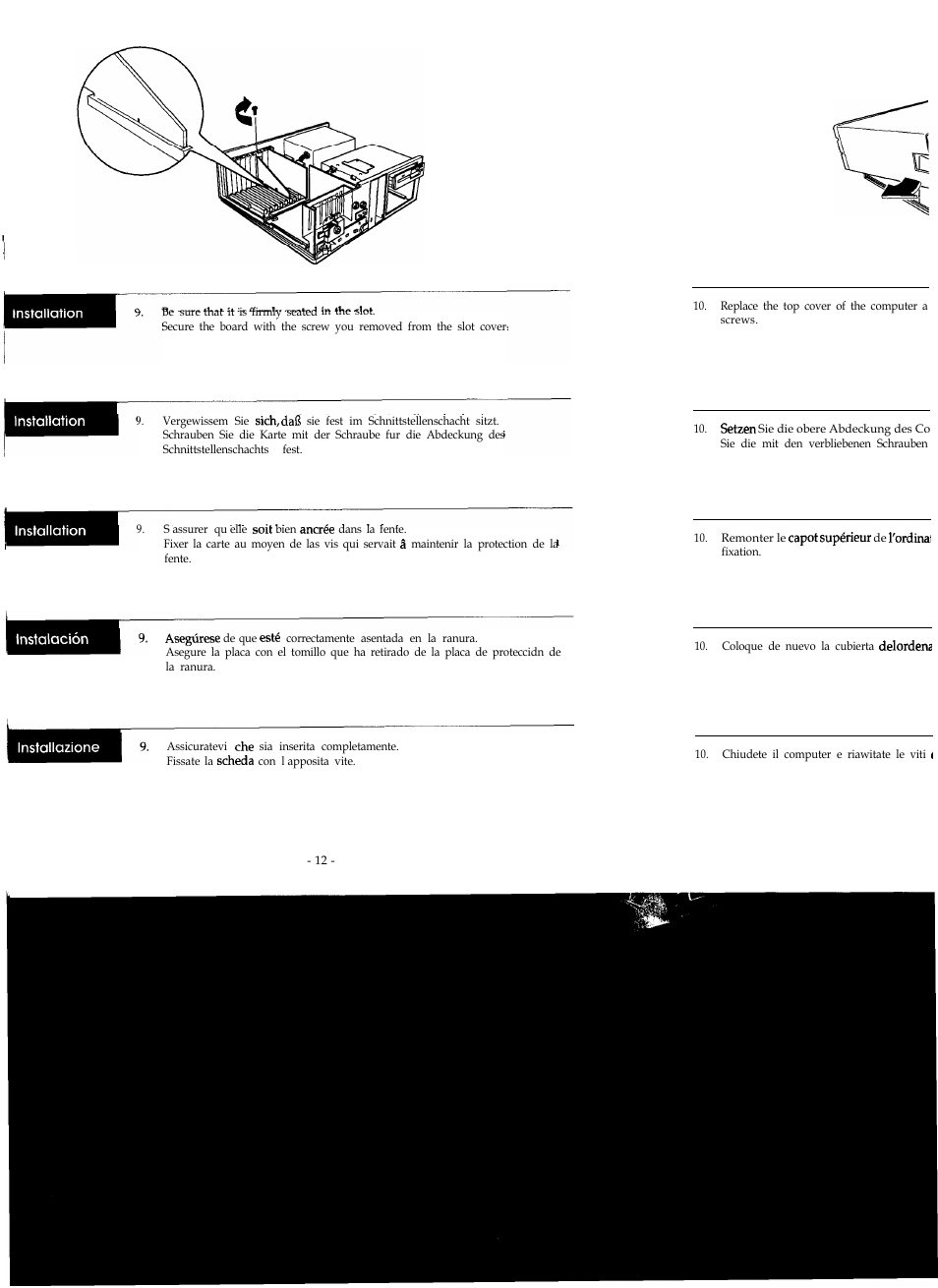 Epson Bi-directional Parallel Interface Board B80818* User Manual | Page 17 / 23