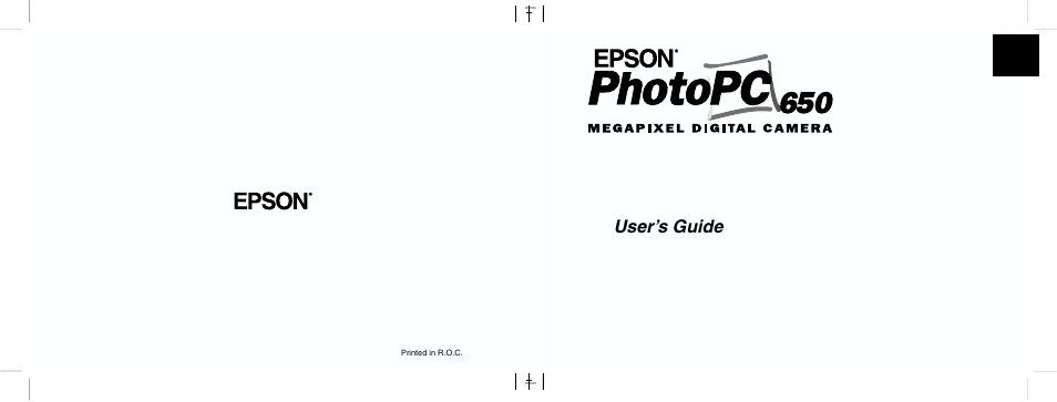 Epson 650 User Manual | 38 pages