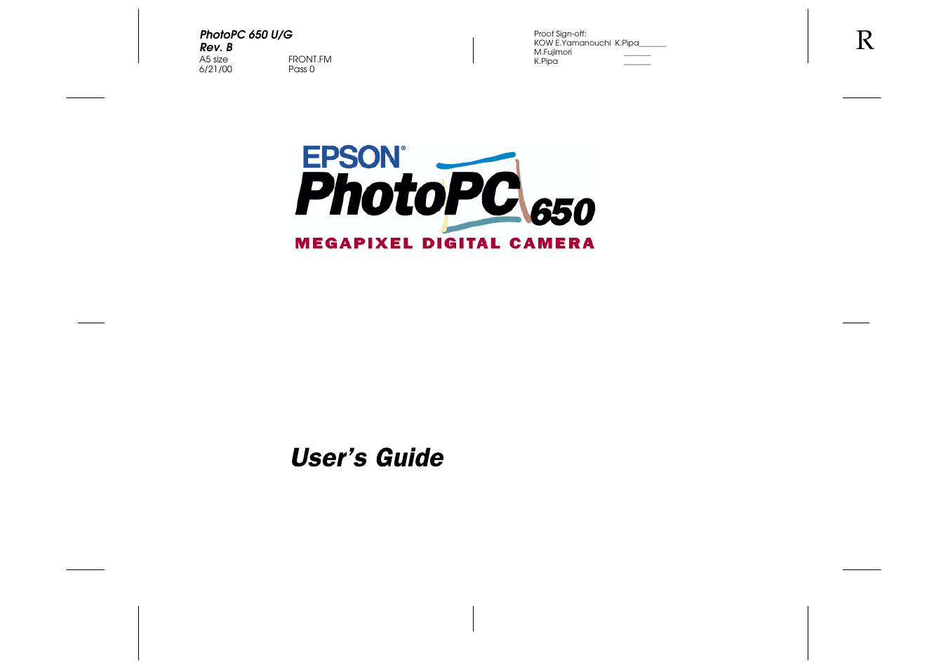 Epson 650 User Manual | Page 2 / 38