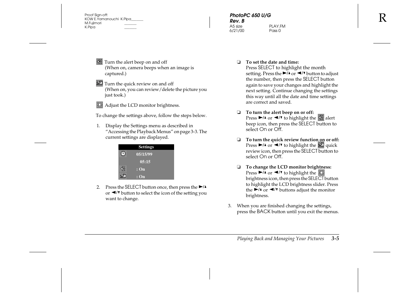 Epson 650 User Manual | Page 22 / 38