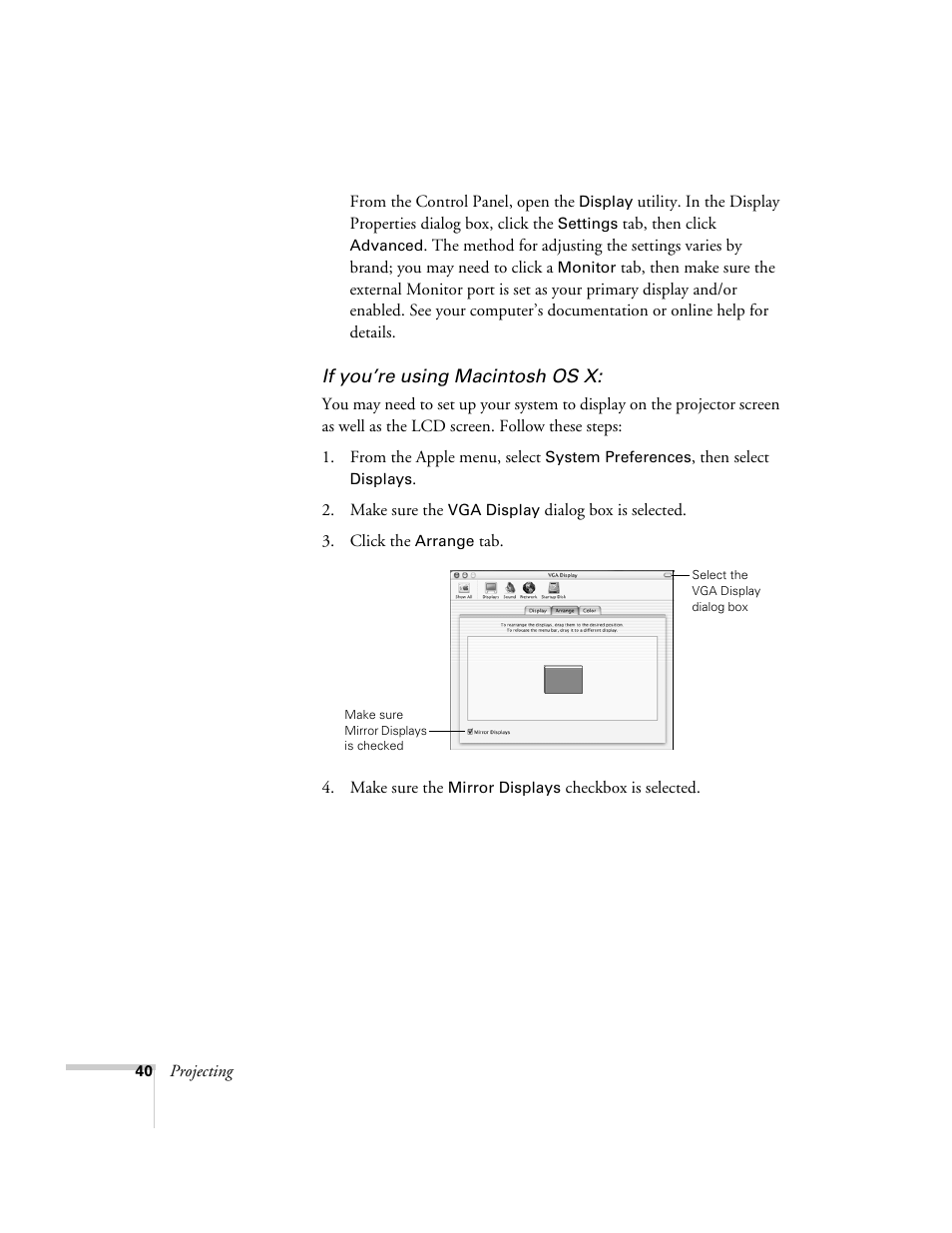 Epson 7900p User Manual | Page 40 / 146