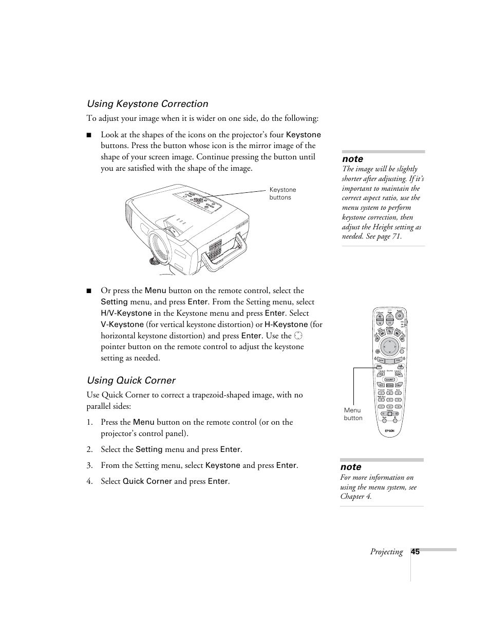 Epson 7900p User Manual | Page 45 / 146