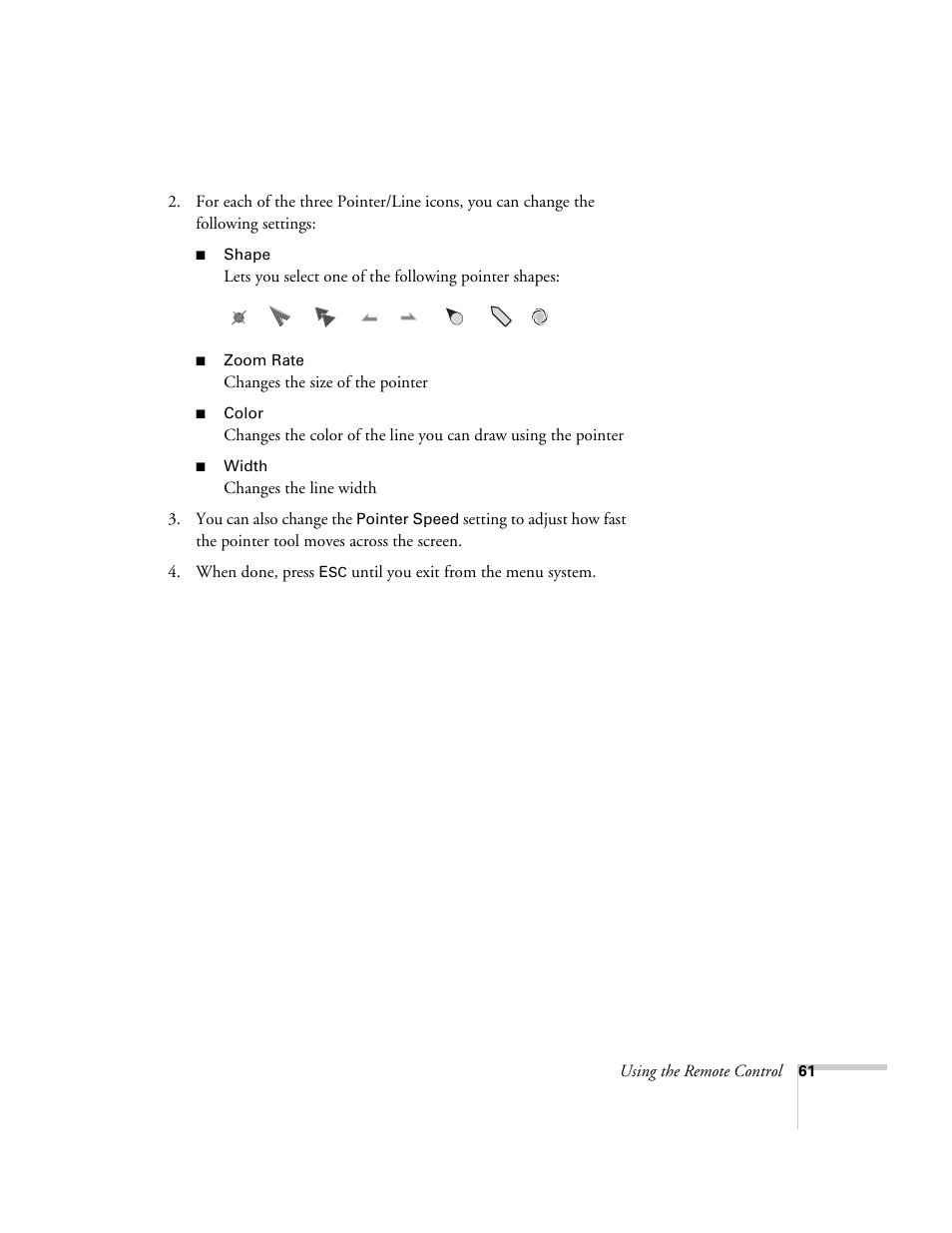 Epson 7900p User Manual | Page 61 / 146