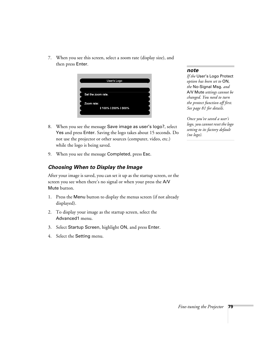 Epson 7900p User Manual | Page 79 / 146